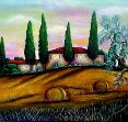 Pienza Landscape by Claudia Vecchiarelli