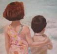 Kids at the Beach by Leslie Roy Heck