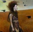 Blackbirds are Gathering by Andrea Kowch